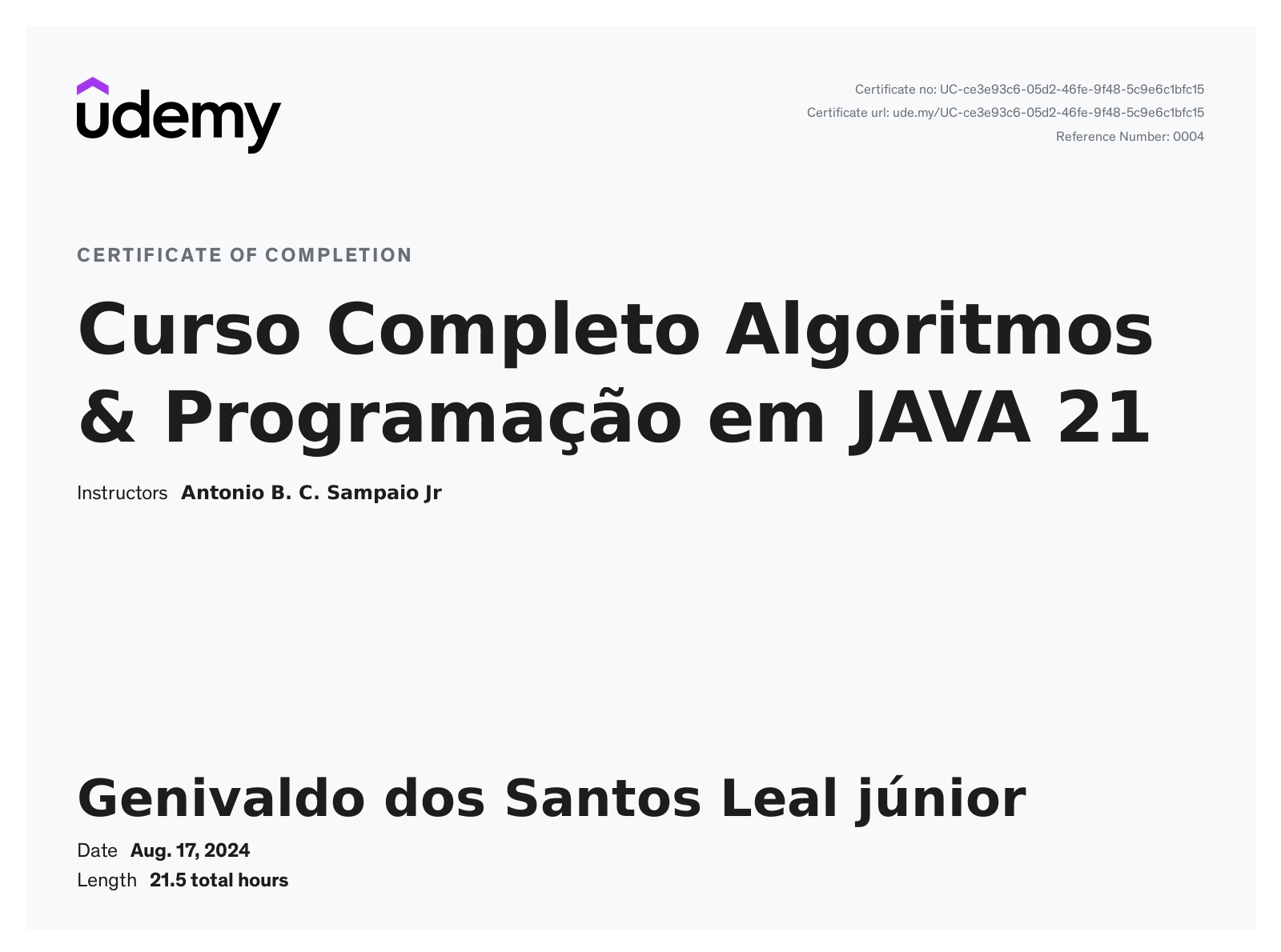 Certificado